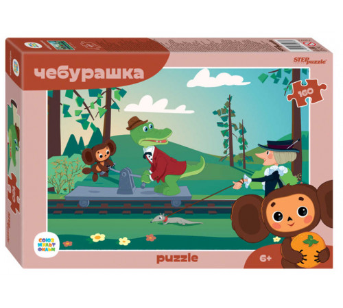 Др.Мозаика -puzzle- 160 -Чебурашка- (С-м) 72077