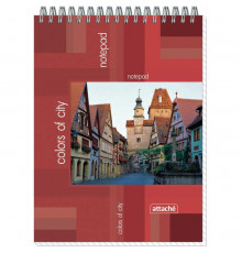 Блокнот на спирали А5 50л. ATTACHE-БИЗНЕС облж. 14с157 клетка