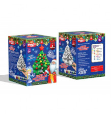 Набор д/дет тв-ва фигурка для росписи (краски, кисточка) елочка MultiArt в кор.24шт