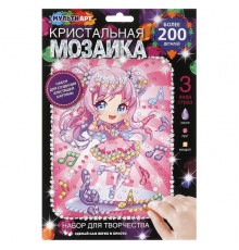 Кристальная мозаика 17*23 см зажигательная Аниме МУЛЬТИ АРТ в кор.100шт