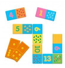 Домино. Цвета. 28 фишек (двухсторонние).