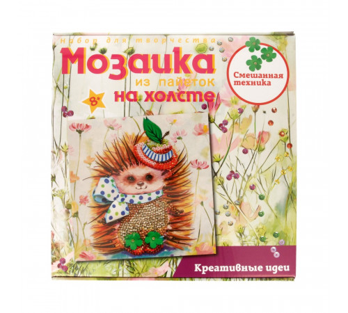 Мозаика из пайеток на холсте Мозаика из пайеток на холсте
