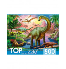 Пр.п.TOPpuzzle. ПАЗЛЫ 500 элементов. XТП500-0592 МИР ДИНОЗАВРОВ №23