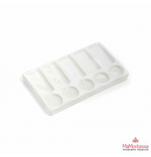 РТ-1219 Палитра прямоугольная, 10 углублений, пластик