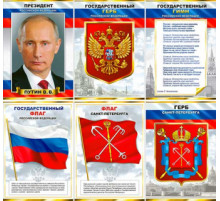 Плакат Набор Российской символики А4 n6a4-01