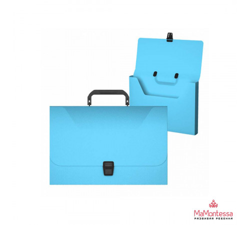 Портфель пластиковый ErichKrause® Diagonal Pastel, FC, голубой 53306 Портфель пластиковый ErichKrause® Diagonal Pastel, FC, голубой 53306