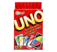 UNO. Карточная игра. 92х130х22мм. Умные игры в кор.100шт