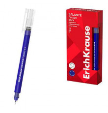 Ручка-роллер ErichKrause Balance Stick Classic 0.5, цвет чернил синий (в коробке по 12 шт.)