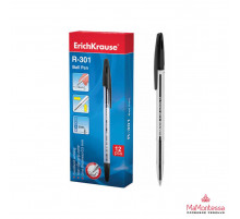 Ручка шариковая ErichKrause® R-301 Classic Stick 1.0, цвет чернил черный