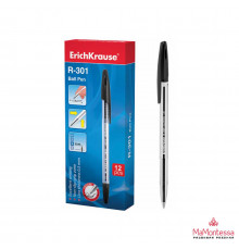 Ручка шариковая ErichKrause® R-301 Classic Stick 1.0, цвет чернил черный