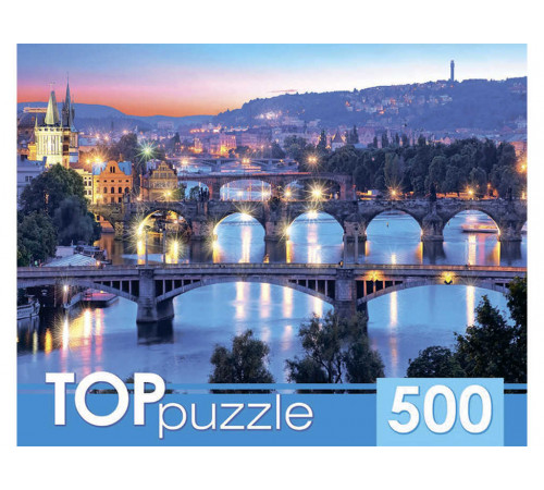 TOPpuzzle. ПАЗЛЫ 500 элементов. КБТП500-6807 Итальянские мосты