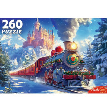 Пр.п.ПАЗЛЫ 260 элементов. НОВОГОДНИЙ ЭКСПРЕСС (арт.Х260-7611)