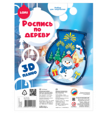 Л.Фнн-065 Роспись по дереву.Панно 3D 