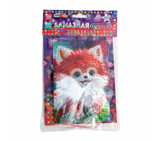 Алмазная мозаика 10*15 см лисёнок (пакет) МУЛЬТИ АРТ Алмазная мозаика 10*15 см лисёнок (пакет) МУЛЬТИ АРТ