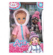 Кукла Аня 12 см, акс., кор КАРАПУЗ в кор.120шт