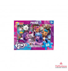 My Little Pony. Пазлы классические в коробке. 60 деталей. 190х141х35 мм. Умные игры  в кор.24шт 367484