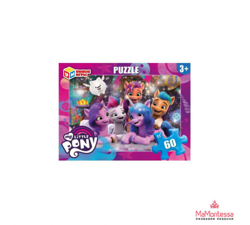 My Little Pony. Пазлы классические в коробке. 60 деталей. 190х141х35 мм. Умные игры в кор.24шт 367484 My Little Pony. Пазлы классические в коробке. 60 деталей. 190х141х35 мм. Умные игры в кор.24шт 367484