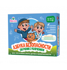 Азбука безопасности. Обучение с увлечением. Игра развивающая для детей из бумаги и картона С-1064