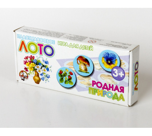 Лото с пластиковыми фишками «Родная природа»