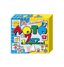 Обучающее картонное лото для детей «7 в 1». Идательство: Десятое королевство