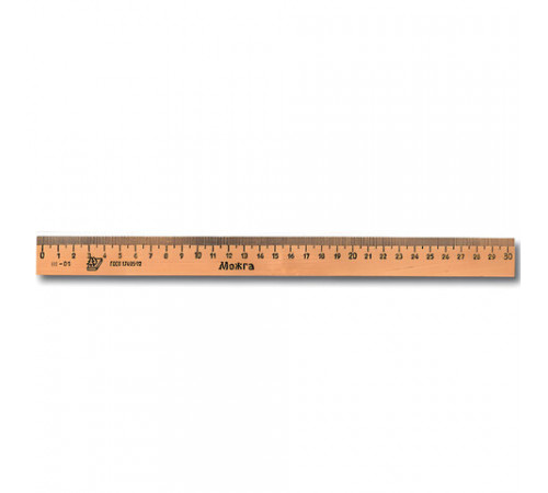 Линейка деревянная 30 см, C07