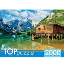 TOPpuzzle. ПАЗЛЫ 2000 элементов. Италия. Летнее озеро Брайес (арт.ГИТП2000-4848)