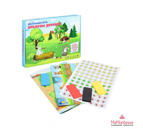 Кроличьи дорожки. Игра-ходилка (ТМ Ракета) , арт.Р3715