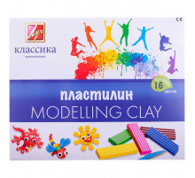 Пластилин -Классика- 16 цв. в коррексе 20С 1329-08
