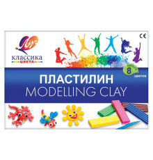 Пластилин -Классика- 8 цветов 12С 867-08