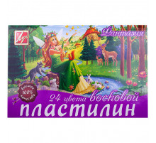 Пластилин мягкий (восковой) -Фантазия- 24 цвета 25С 1525-08
