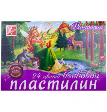 Пластилин мягкий (восковой) -Фантазия- 24 цвета 25С 1525-08