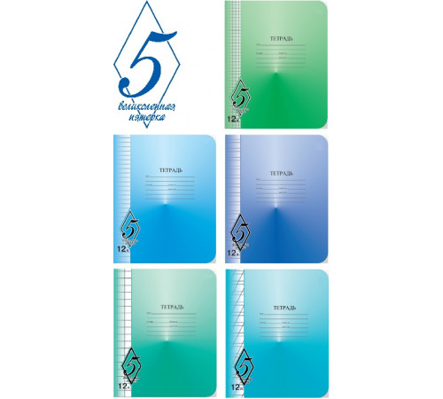 Тетрадь школьная 24 л., А5, клетка, 