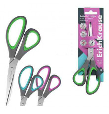 Ножницы для левшей ErichKrause EasyCut+ Ergo, 17 см, ассорти  (в блистере по 1 шт)