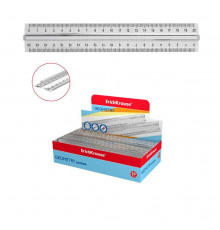 Линейка пластиковая ErichKrause® Clear, с держателем, 20см, прозрачный, в коробке-дисплее 49530