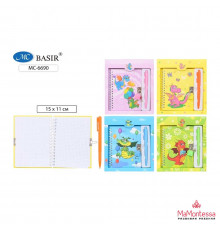 Блокнот детский+замочек+авторучка: 