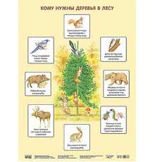 Плакат. Кому нужны деревья в лесу