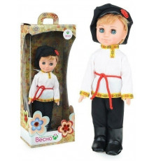 Мальчик в русском костюме 30 см. Весна кукла пластмассовая арт.В3909