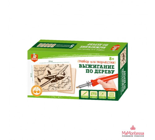 Выжигание. Набор для выжигания по дереву (аппарат с насадками, доски 2 шт)