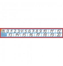 Плакат. Пиши цифры правильно (мини) . Литур.