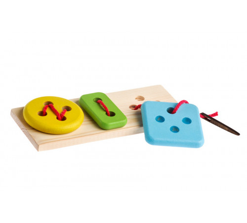 Деревянная игрушка. Шнуровка Деревянная игрушка. Шнуровка