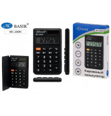 Калькулятор:карманный в обложке-книжечке,  8-разря МС-200N