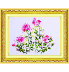 Набор для вышивания лентами (38х48 см) Летние цветы (арт.C-0314)