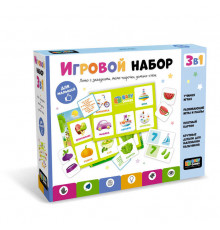 Baby Games. Набор 3в1. лото с загадками, мемо пары, домино счет. 07558