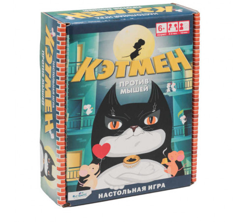 Настольная игра. Кэтмен против мышей. Арт.07182