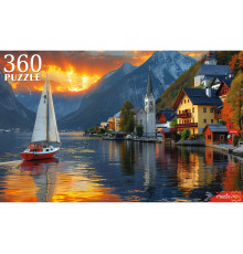 Пр.п.ПАЗЛЫ 360 элементов. ВЕЧЕРНИЙ ГОРОД У ВОДЫ (арт.Ф360-0186)