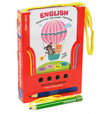 Проверяй-ка. English. Учим слова. Животные. Растения. Природа.(Игра с карандашом)
