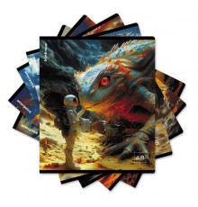 Тетрадь общая ученическая ErichKrause Cosmo Dragons, 48 листов, клетка, глянц. ламинация_MIX-PACK
