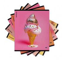 Тетрадь общая ученическая ErichKrause Glow Food, 48 листов, клетка, матовая ламин+выборочный УФ-