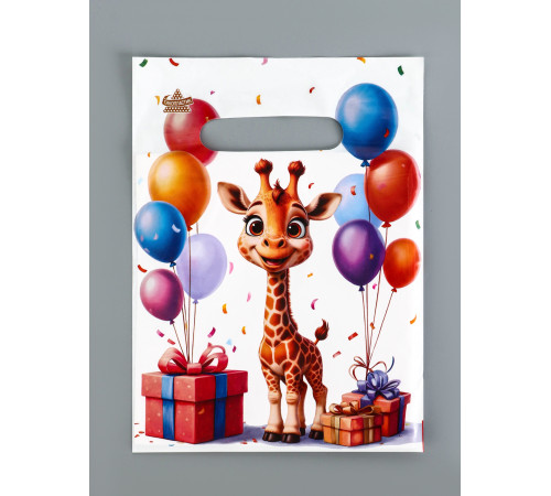 ТК.Пакет 19*25=30 Жирафики  ВД прор (100/3000) №16