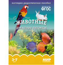 Мир в картинках.Животные домашние питомцы.